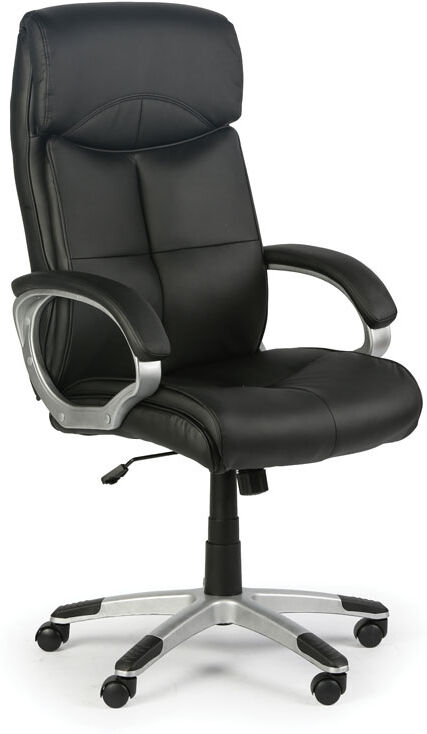 B2B Partner Leder-Bürosessel FOSTER, schwarz