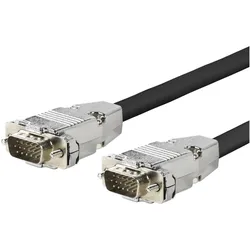Vivolink Pro VGA-Kabel (10 m), Videokabel, Schwarz