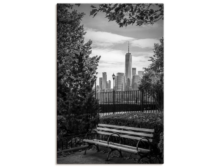 Wandbild ARTLAND Urbaner Rückzugsort mit NYC-Skyline , schwarz-weiss (farbe bild(er): schwarz), B:40cm H:60cm, Bilder, Wandbild, als Alubild, Leinwandbild, Poster, Wandaufkleber in verschied. Grössen