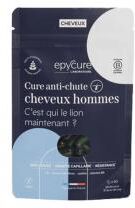 Epycure Cure Anti Chute de Cheveux - Hommes - 1 Mois - X60 Gélules - 2/Jour - Doypack 60 gélules