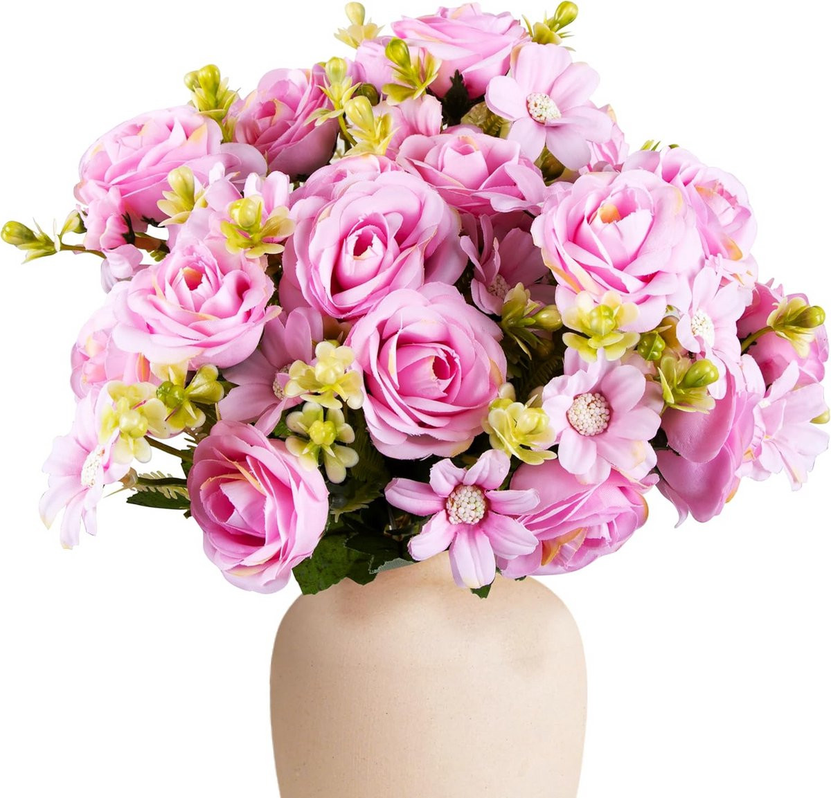 Kunstmatige Rozenboeketten - Decoratieve Silken Bloemen voor Huis, Tuin en Bruiloften