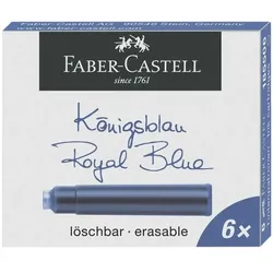 Faber-Castell 6er-Pack Tintenpatronen »Standard« blau