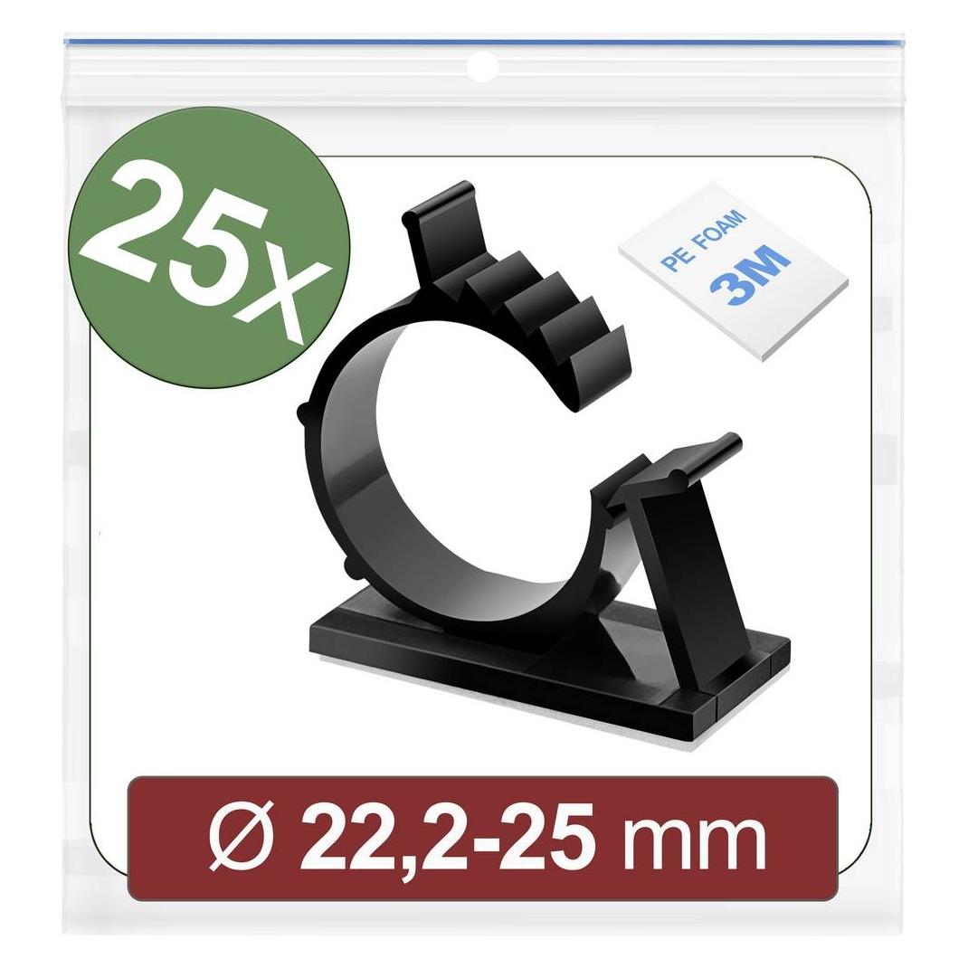 Quadrios 24CA454 Befestigungssockel selbstklebend 24CA454 Bündel-Ø-Bereich 22.2 (24CA454)