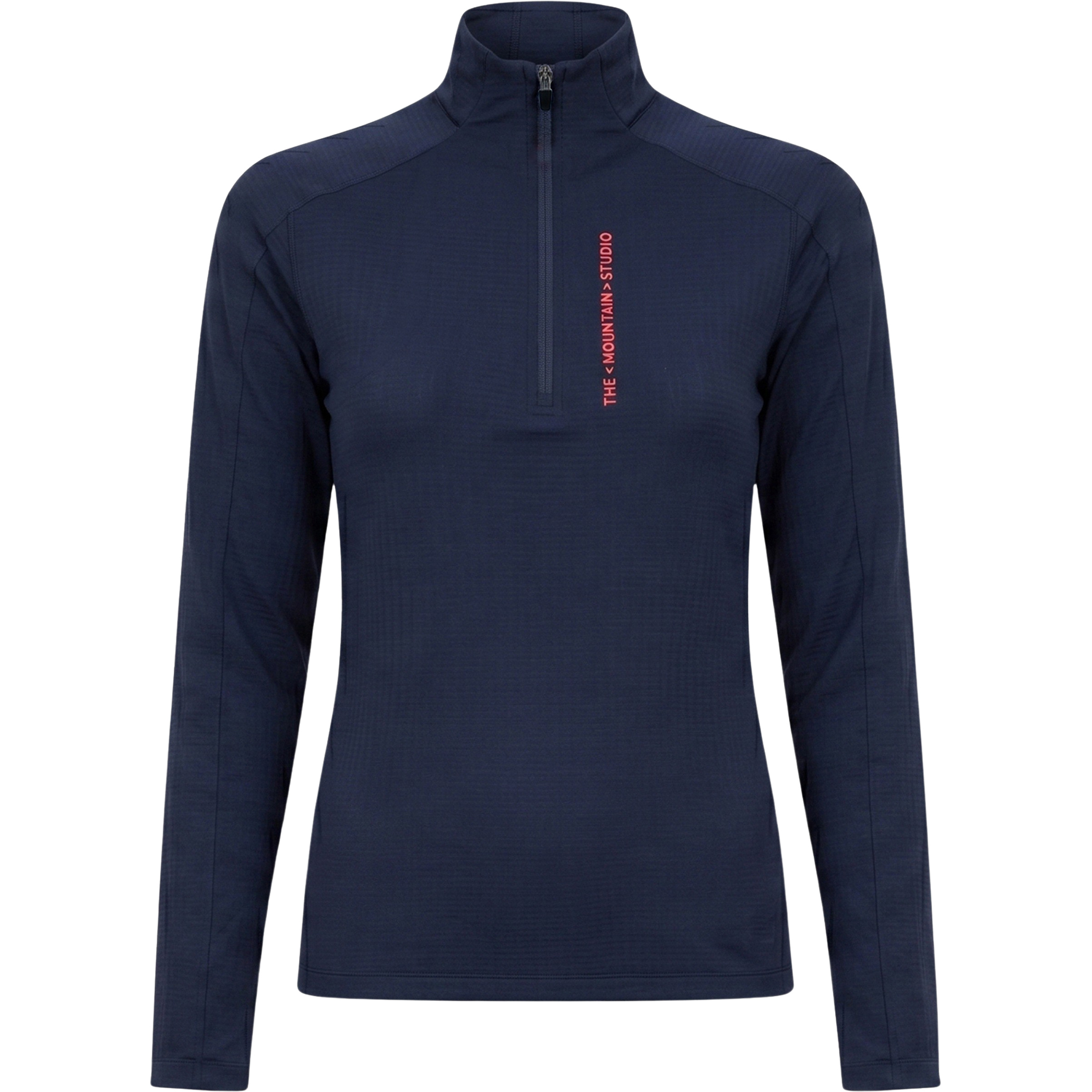 The Mountain Studio Light Tech Fleece HZ Damen Longsleeves blau Größe S Elastisch
