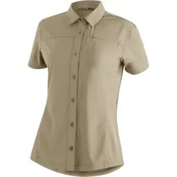 MAIER SPORTS Damen Bluse Magos S/S W, Größe 42 in Braun Braun