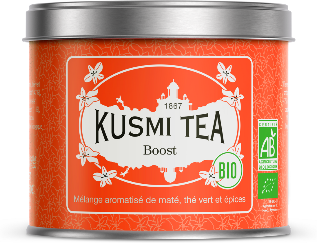 Boost - Grüner tee Mate, ingwer, bio - Kusmi Tea