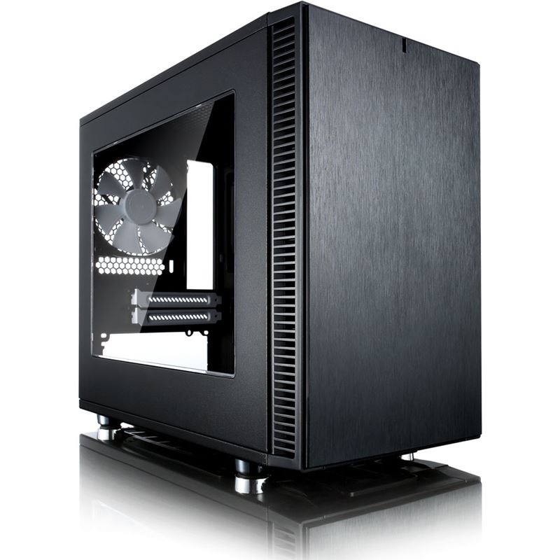 Fractal Design Define Nano S gedämmt mit Sichtfenster Mini Tower ohne Netzteil schwarz