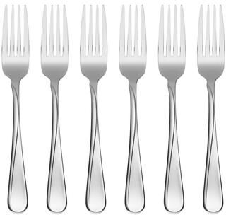 Oneida Flight Everyday Flatware Dinner Forks, Set Of 6