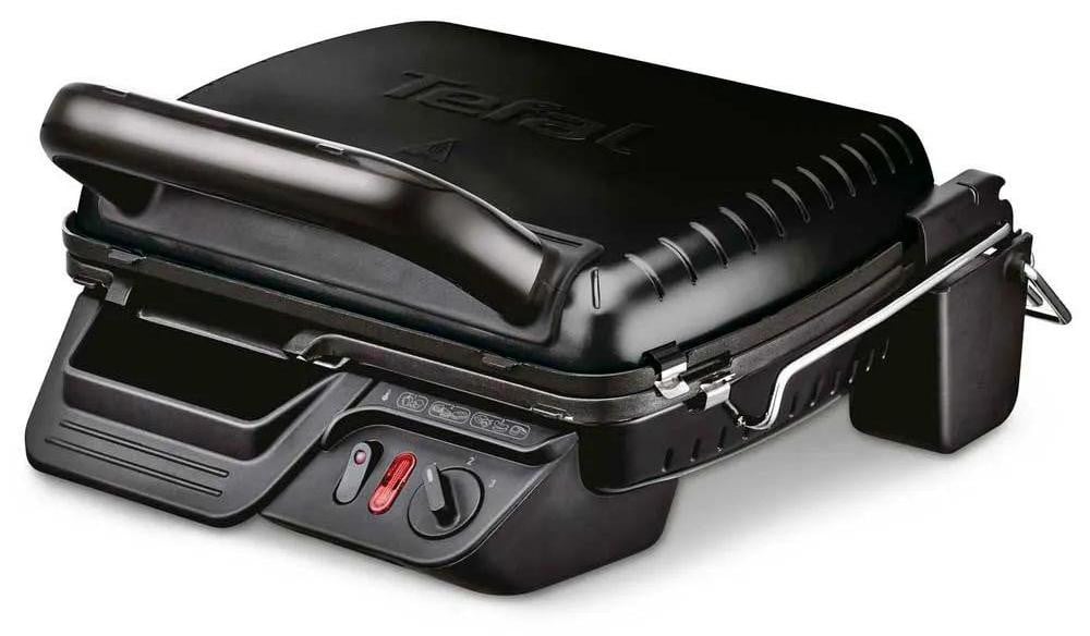 Tefal Ultra Compact GC3088 elektrische tafelgrill, zwart, 30 x 20 cm