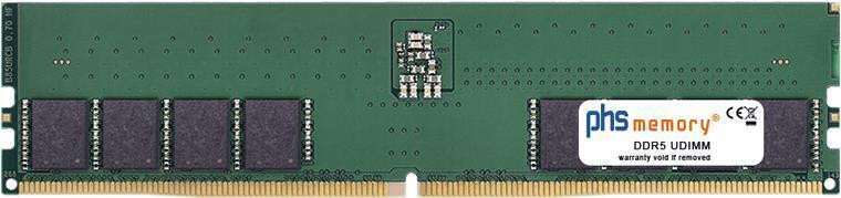 PHS-geheugen 16GB RAM DDR5 UDIMM 4800MHz PC5-38400-U compatibel met ASRock Z790 Steel Legend WiFi