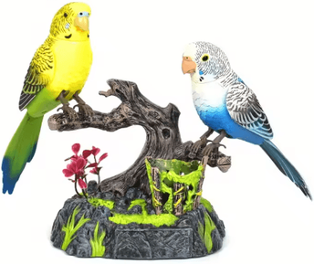 Inspire Picks Vivid Acrylic Bird Ornament Colorful Desktop Decor Statue a 1pc