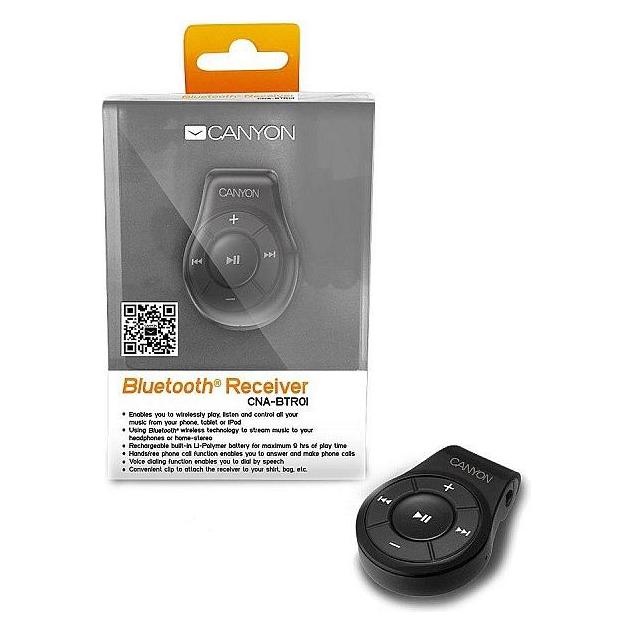 Canyon Bluetooth Multimedia-Fernbedienungs-Empfängeradapter Schwarz (Sender & Empfänger) (53654344)