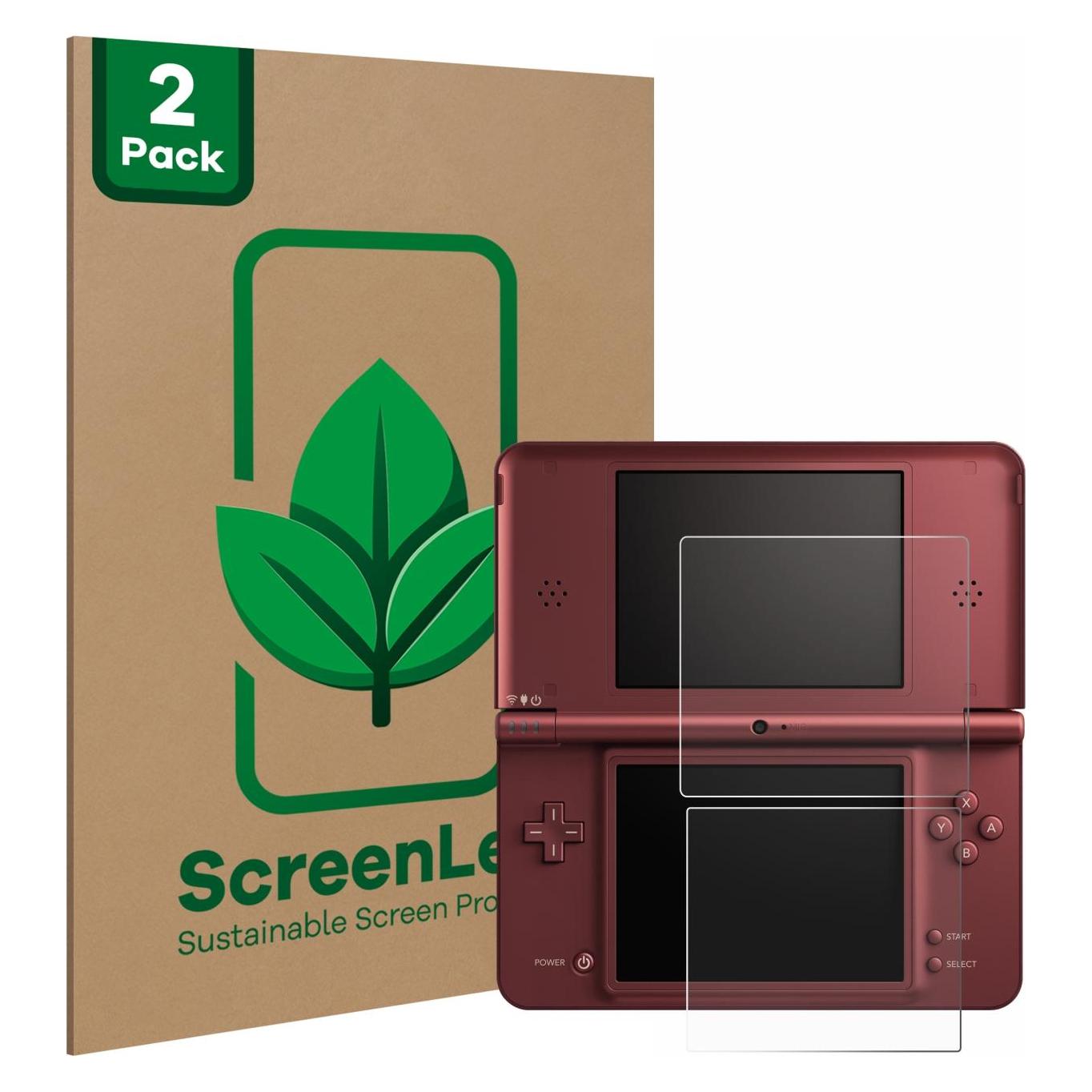 ScreenLeaf Schutzfolie für Nintendo DSi XL Displayschutz Display Schutz Folie Klar Transparent (6103442)