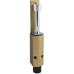 Kws, Türstopper, Türfeststeller 1222 Hub 60 mm, 35 x 225 mm, Aluminium goldfärbig lackiert (1x)