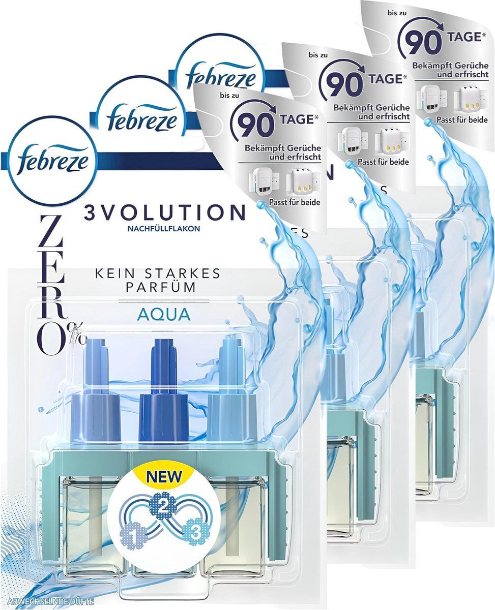 Ambi Pur 3volution Elektrische Luchtverfrisser Aqua - 3 x 20 ml