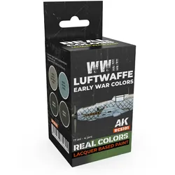 AK Real Colors WWII Luftwaffe Early War Colors SET