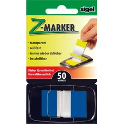 SIGEL Z-Marker Haftmarker 2,5 x 4,3 cm