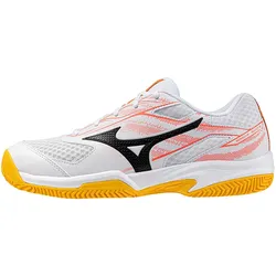 Mizuno Break Shot 5 CC Tennisschuhe 02 - white/orange.com/insignia blue 39