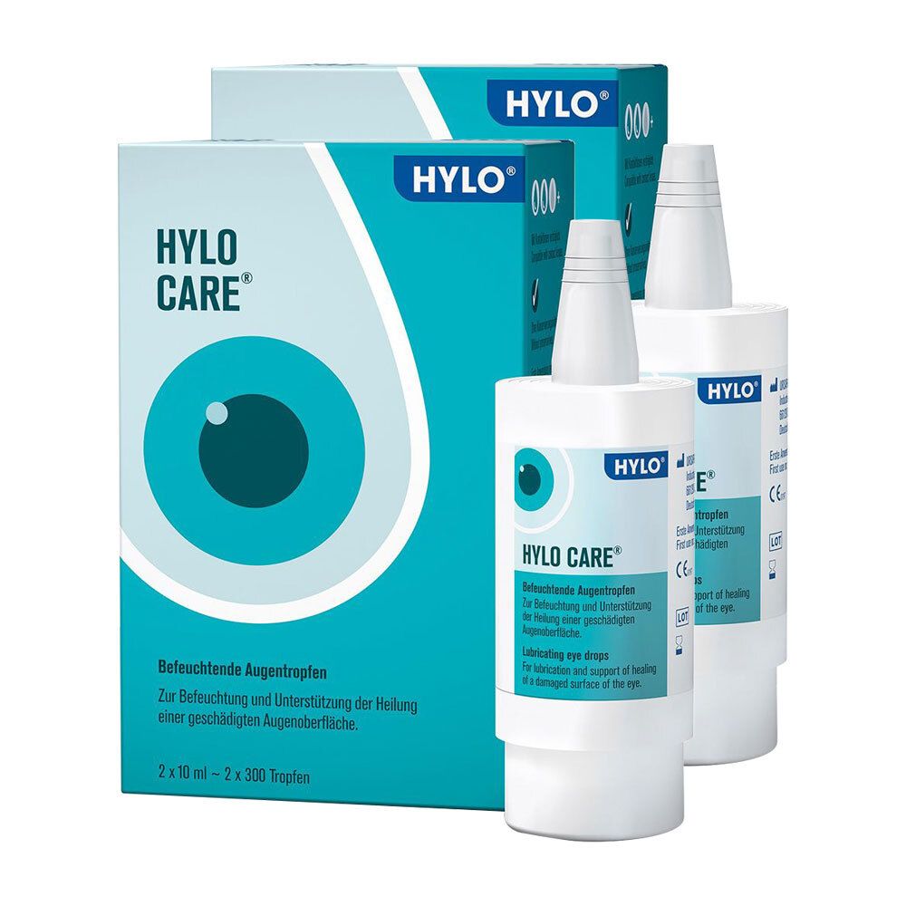 2x Hylo-Care Augentropfen 2x2x10 ml