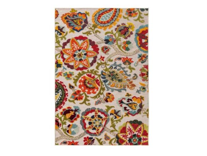 benuta Nest In- & Outdoor Teppich Noelia - Multicolor 120x170 cm - Strapazierfähig & Pflegeleicht - Rechteckig für Balkon, Terrasse, Garten - Küchenteppich & Wohnzimmerteppich - Abstrakt, Geometrisch