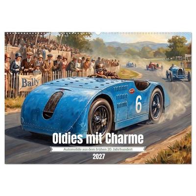 Oldies mit Charme (Wandkalender 2027 DIN A2 quer), CALVENDO Monatskalender