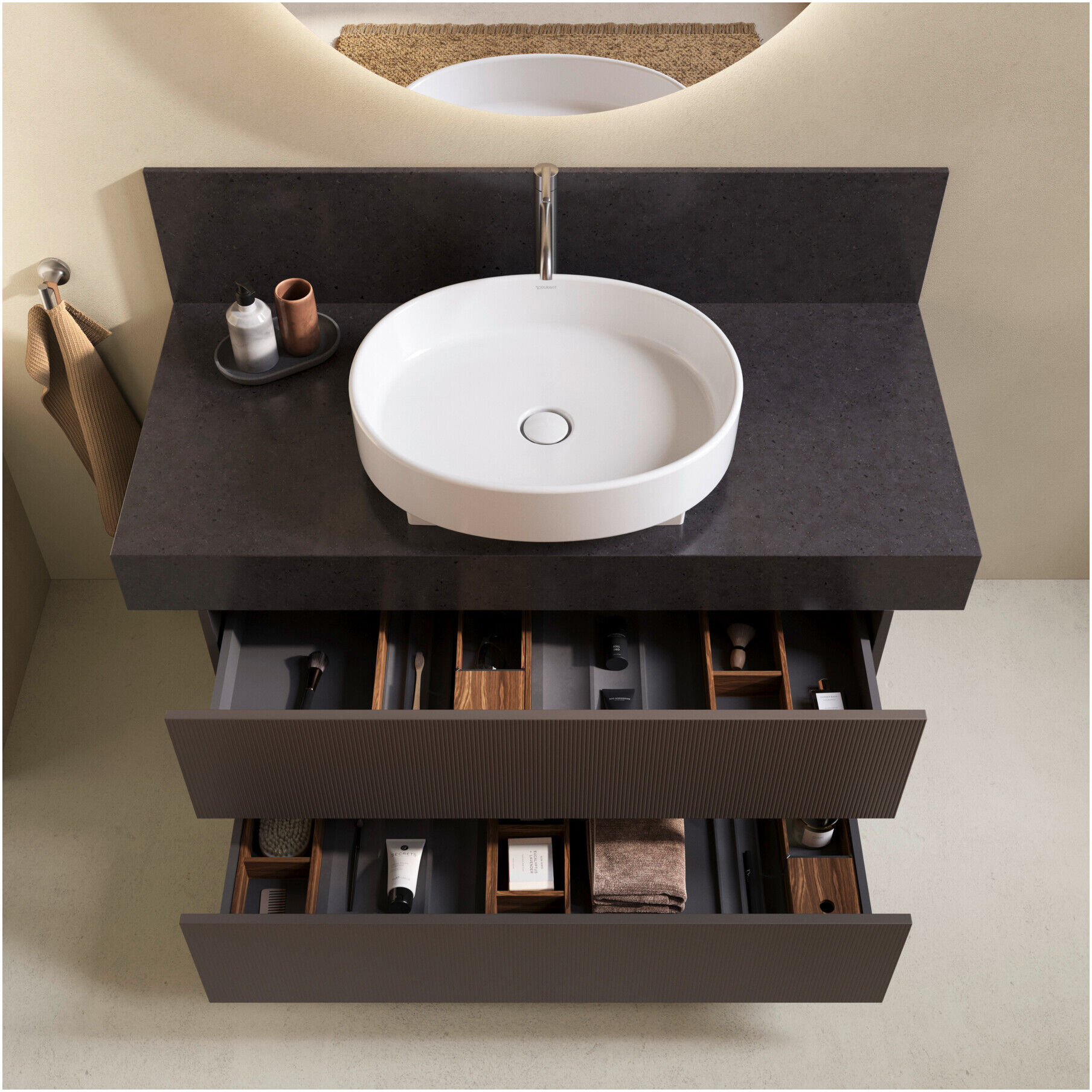 Duravit Konsole Balcoon 100x55x37cm, 1 AS, Be m, la S, Verb-St (BA90640IAIA0000)