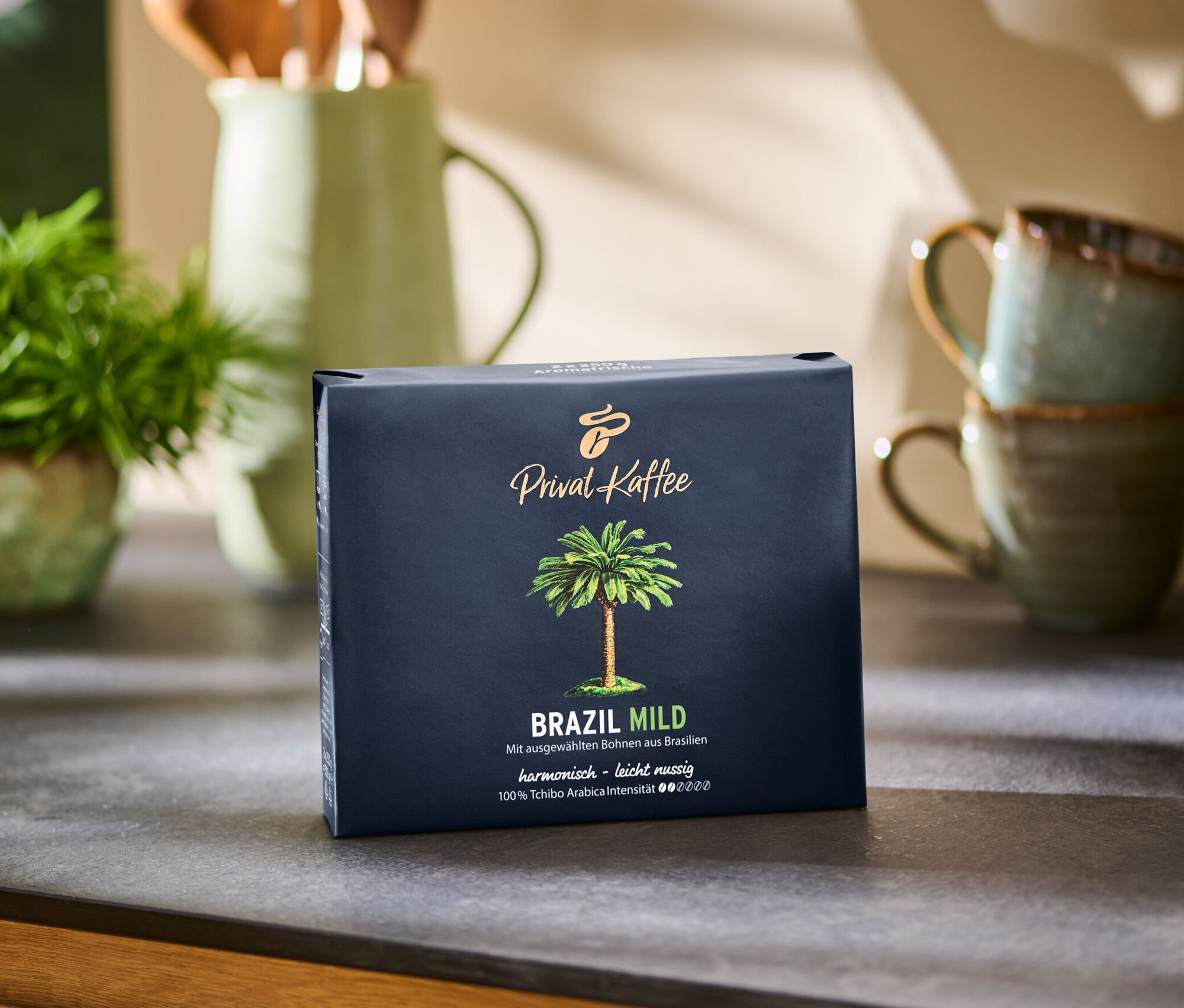 Tchibo - Privat Kaffee Brazil Mild - 500 g Gemahlen - Intensität: 2/6