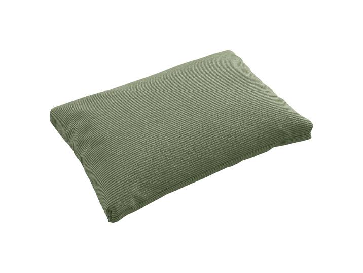 Coussin en pointe Vert 60 x 40cm Velours côtelé fin Feena