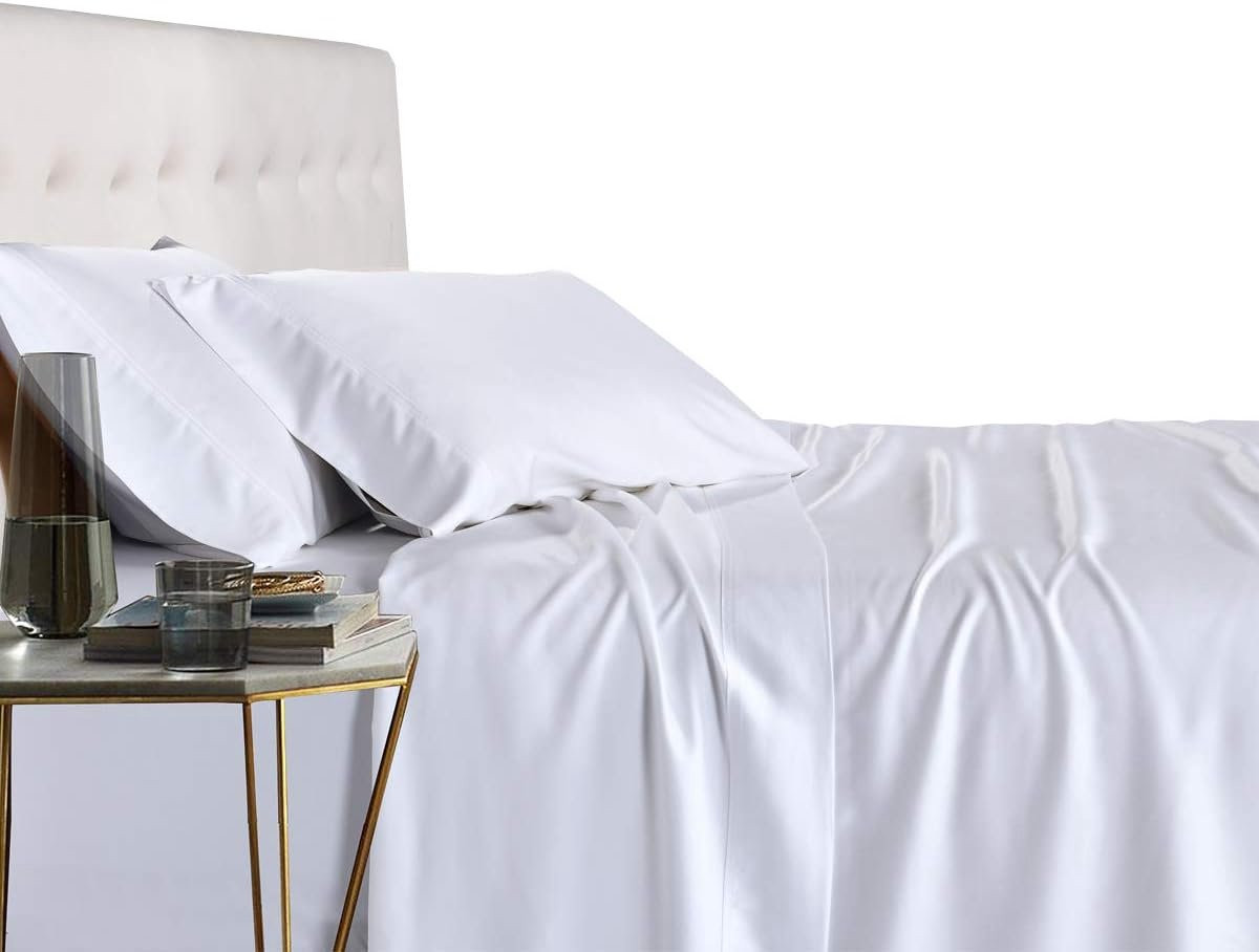 Bamboe Lakenset Queen Size - Groen - Zacht en comfortabel beddengoed met diepe hoeken