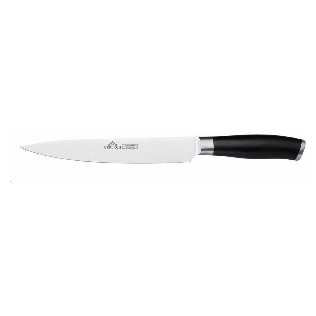 Gerlach Kochmesser, Edelstahl, Schwarz, 40 x 8 x 3 cm (20.32 cm) (GERLACH 991A SZEFA KUCHNI)