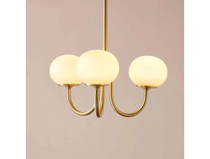 Lustre Bauhaus rose minimaliste nordique, éclairage de chambre d'enfants, plafonnier artistique d'inspiration médiévale pour décoration de chambre d'enfant
