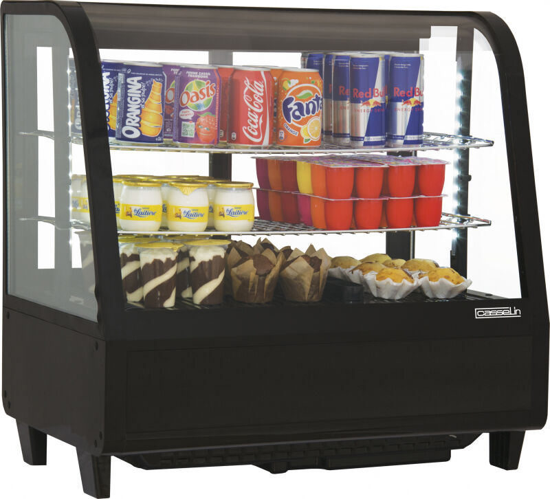 Casselin Vetrina Refrigerata 100 l Nera