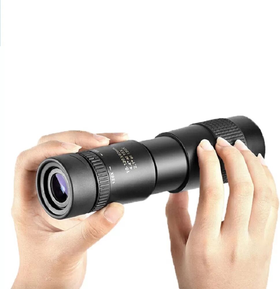 INF Télescope monoculaire zoom 10-30x30mm avec clip pour téléphone et trépied - Verre optique haute définition