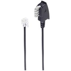Shiverpeaks Fax Anschlusskabel [1x TAE-N-Stecker - 1x RJ11-Stecker 6p2c] 3 m Schwarz BS70113-6/2
