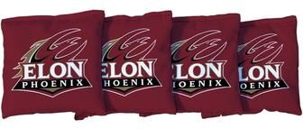 Skip's Garage Elon Red Cornhole Bags