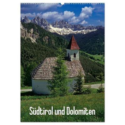 Südtirol und Dolomiten (Wandkalender 2027 DIN A2 hoch), CALVENDO Monatskalender
