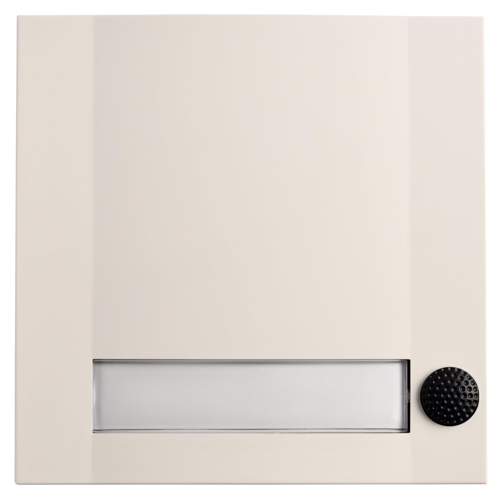 Grothe GRO AP contactplaat 51103 Domolux WS/SW, enkelvoudig, wit/zwart