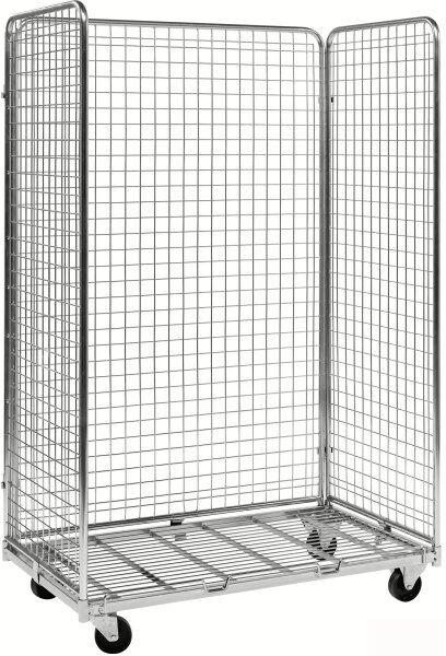 Kongamek 3 Sidet Rullecontainer Til Skrå Hylder, 115x66x179