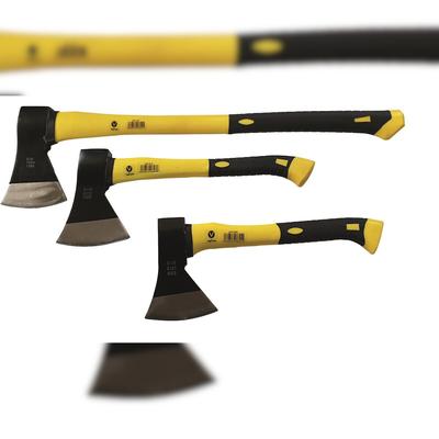 Vago-Tools 3 tlg Set Axt 600 1000 1250g Fiberglasstiel