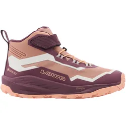 Lowa, Unisex, Wanderschuhe, Trailux GTX Mid Jr Burgundia Lehm (33), Violett
