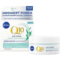 Nivea Gesichtscreme »Q10 Anti-Falten PORENVERFEINERUNG LSF 15« 50.0 ml