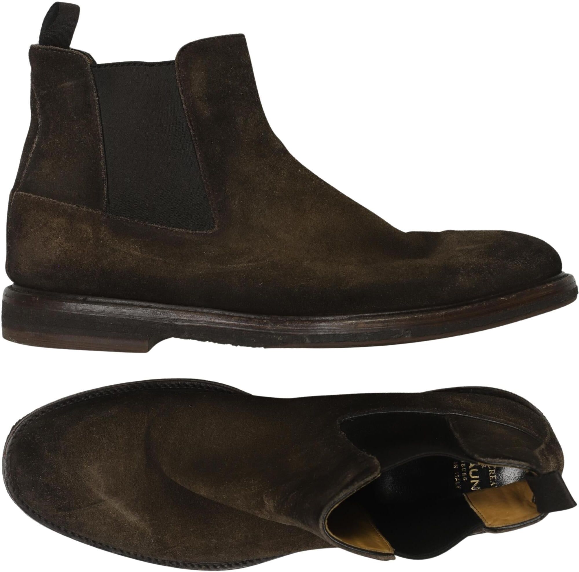 Officine Creative Herren Stiefel, Braun, Gr. EU 44, kein / Etikett - Second Hand