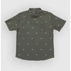 Salty Crew Breezer Perf Polo Shirt olive Gr. L