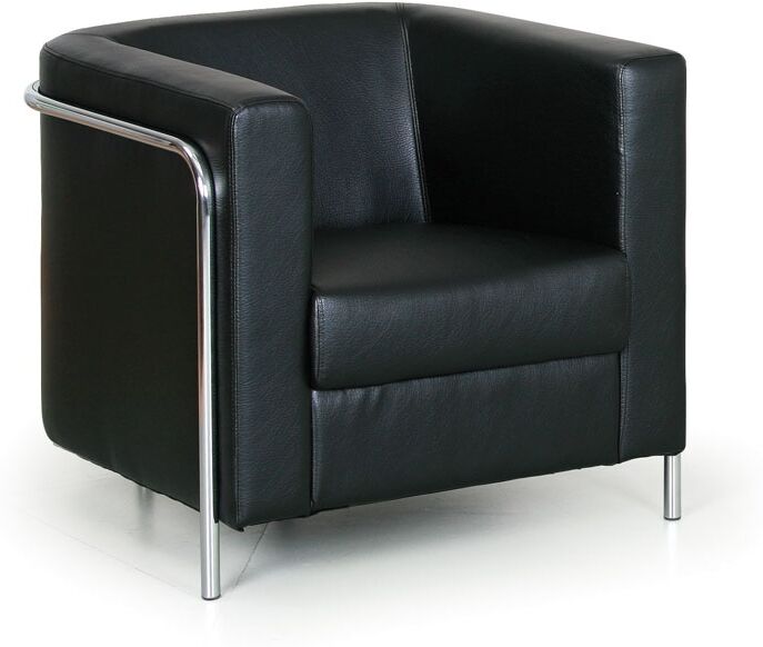B2B Partner Sessel CUBE, schwarz