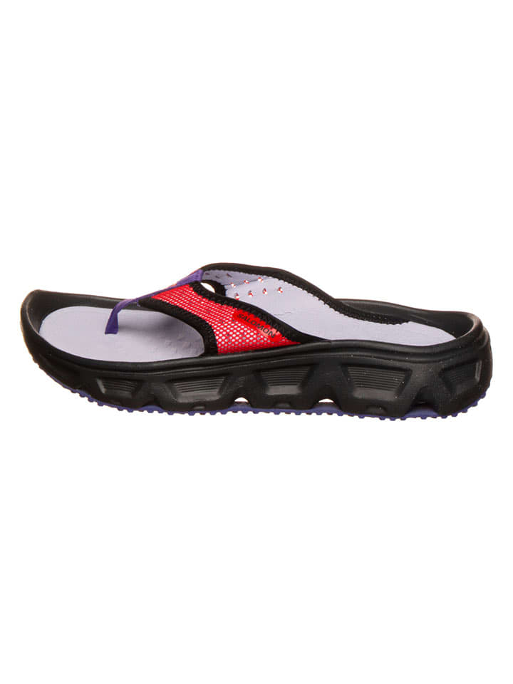 SALOMON Zehentrenner "Reelax Break 6.0" in Schwarz/ Rot/ Lila - 40
