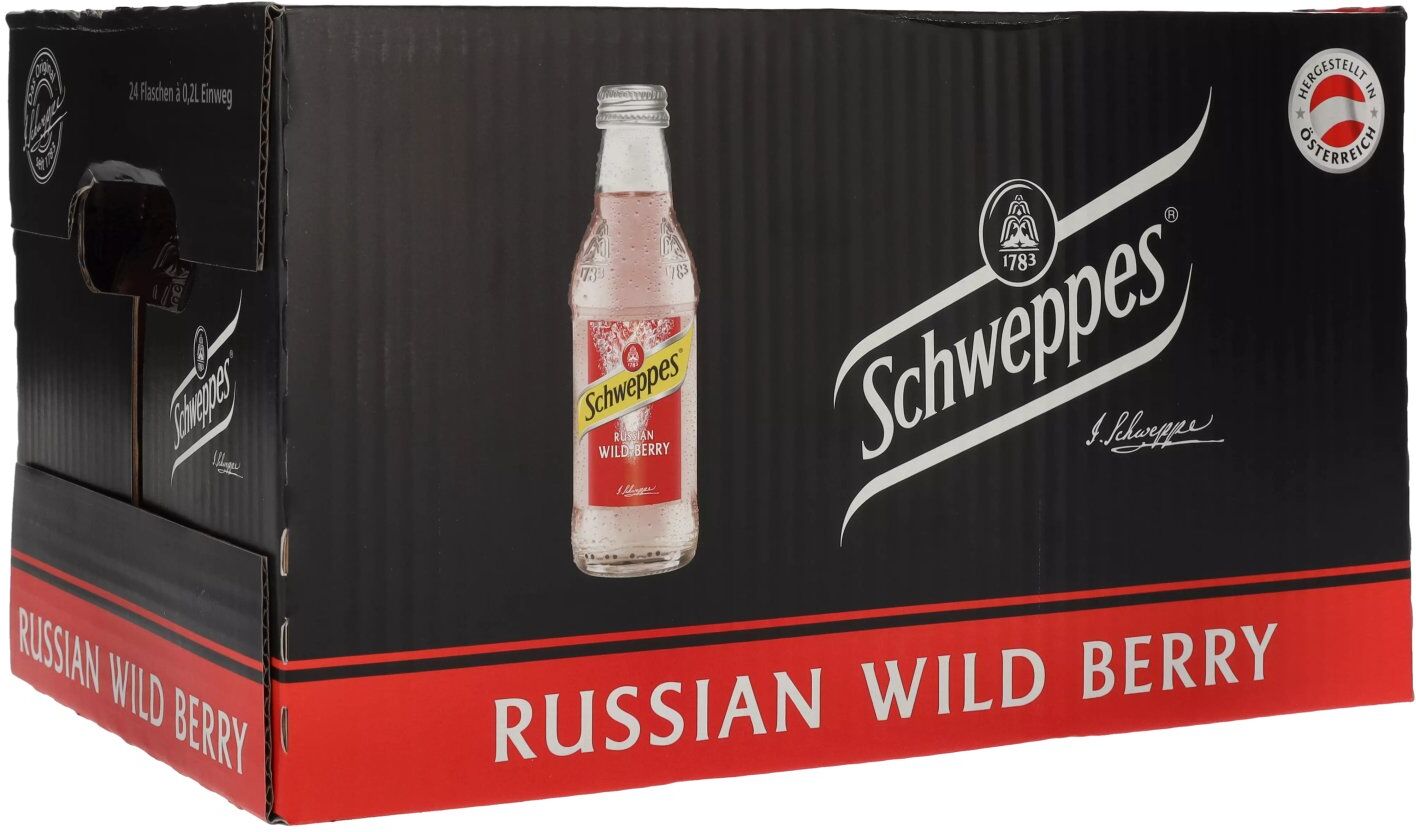 Schweppes Russian Wild Berry 24x0,2l