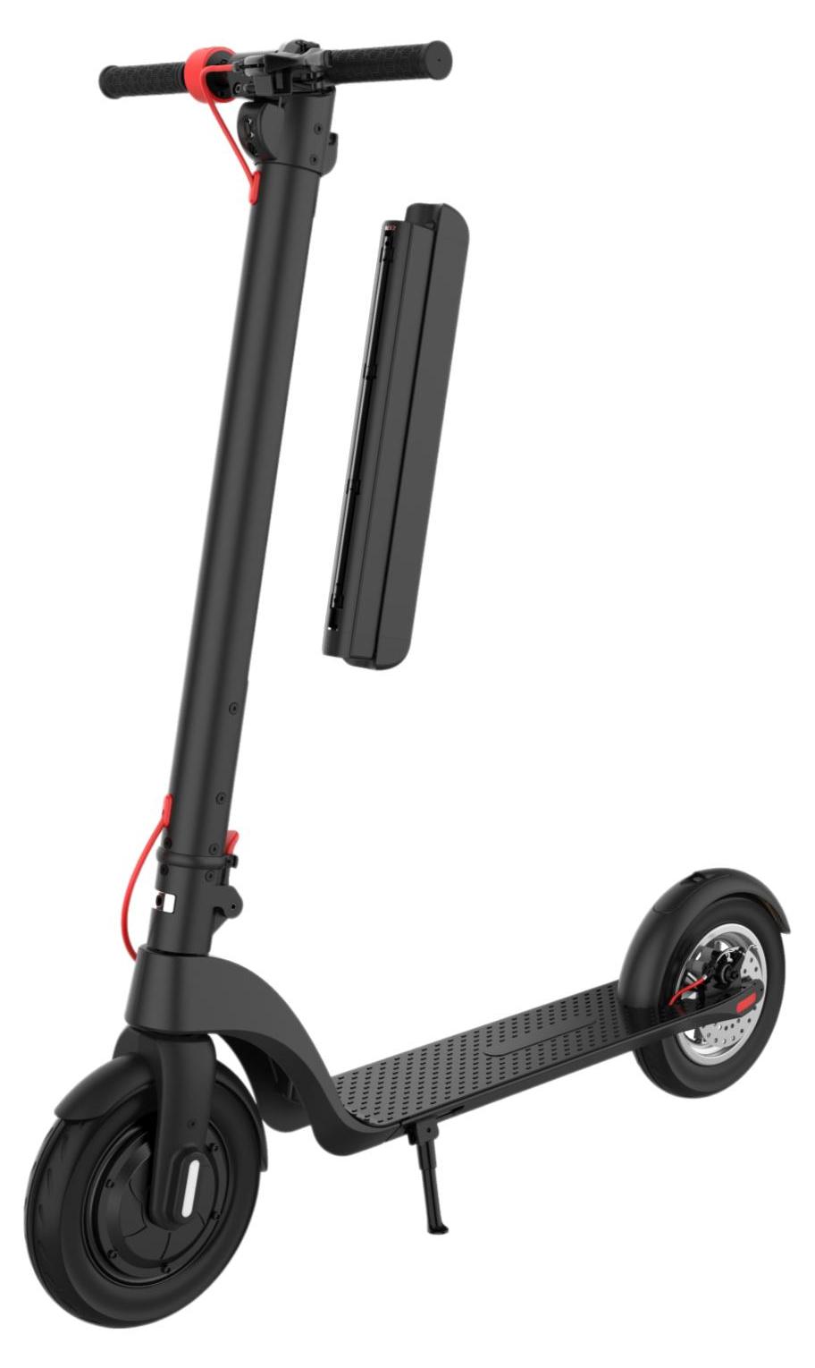 Zimilo Faltbarer Elektro-Scooter mit leistungsstarkem Motor, 10-Zoll-Luftreifen, LCD-Display, Doppelscheibenbremsen, Reichweite bis 30km