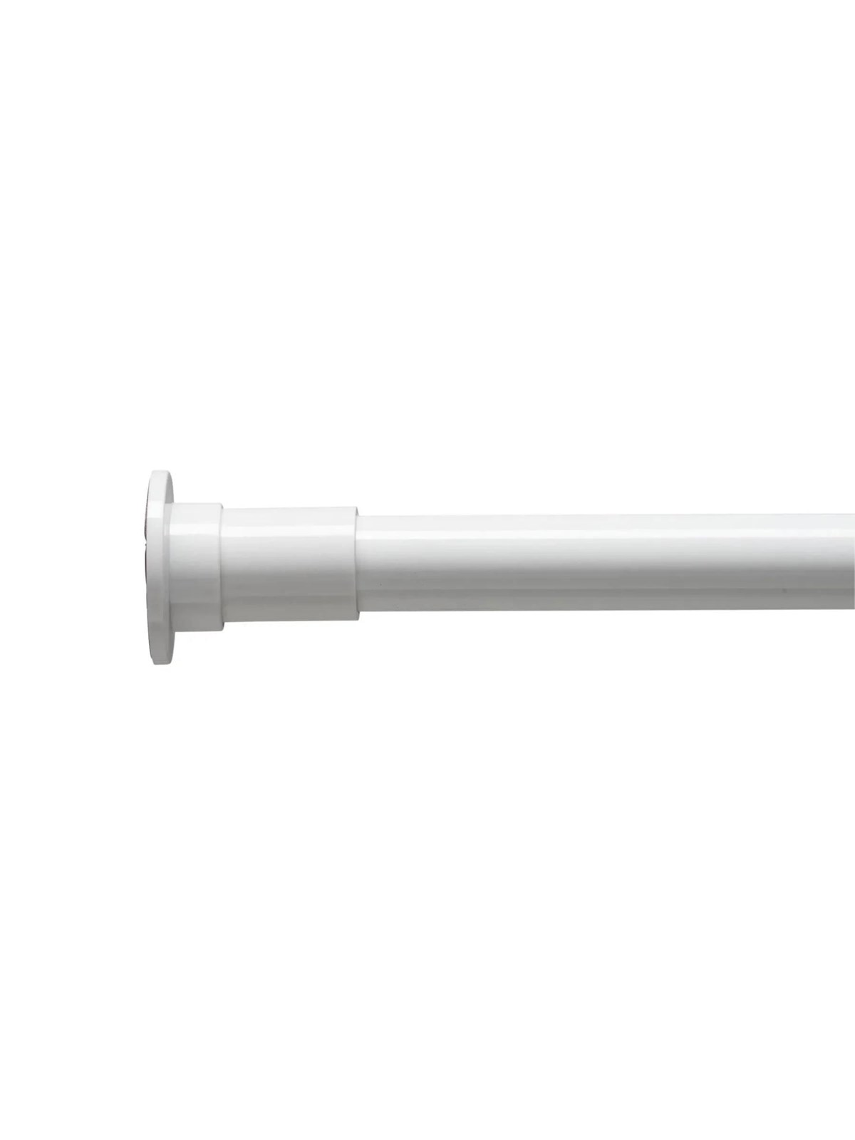 Croydex Self-Supporting Curtain Rod White - max 120 cm