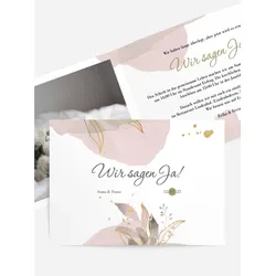 Hochzeitseinladung selbst gestalten mit Spruch und Fotos im Onlinedesigner bei Meine-Kartenmanufaktur.de