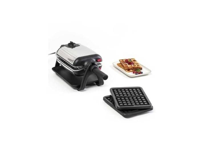 Tefal - King Size - Gaufrier Semi Professionnel Rotatif - Plaques amovibles Gaufrier rotatif pour gaufres belges croustillantes - Plaques amovibles compatibles lave-vaisselle - Thermostat réglable